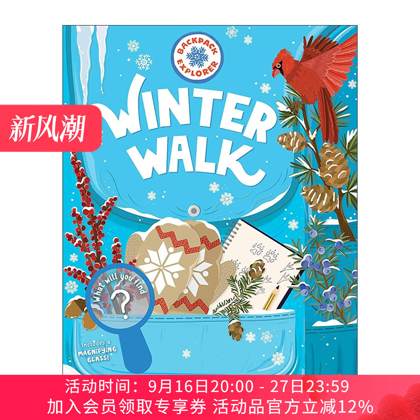 英文原版 Backpack Explorer Winter Walk 背包探险者系列 冬行 大自然百科 精装 英文版 进口英语原版书籍