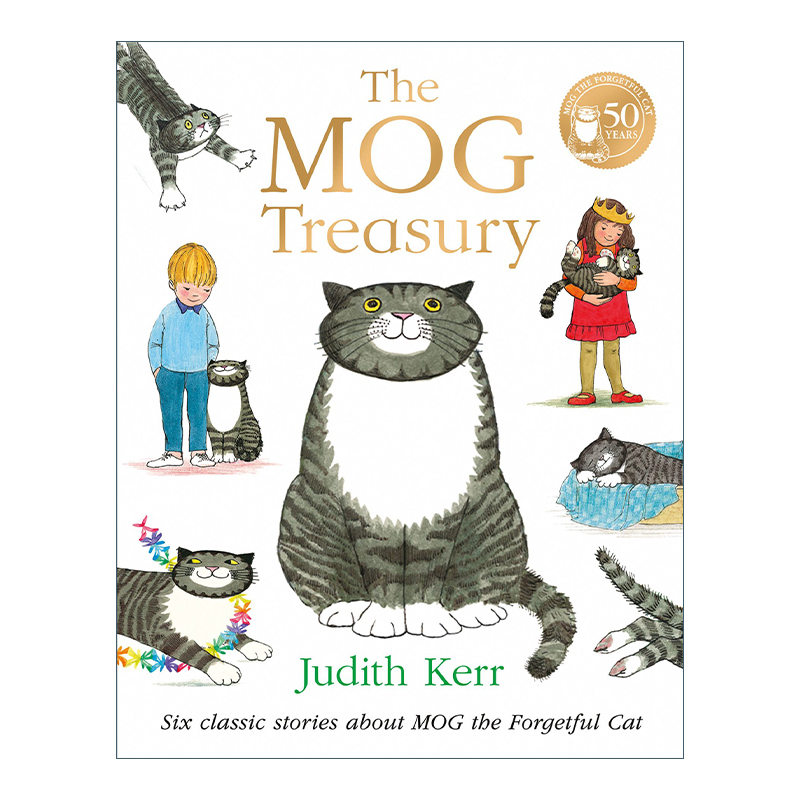 英文原版 The Mog Treasury 小猫格格6个经典故事合集 爱忘事的小猫格格 朱迪思?克尔经典绘本 老虎来喝下午茶作者 精装 英文版 书籍/杂志/报纸 儿童读物原版书 原图主图