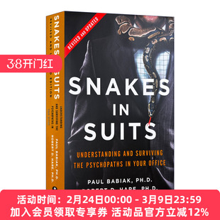 穿西装的蛇  英文原版 Snakes in Suits Revised Edition 职场中的反社会人格 识别和远离伤害的职场指南 修订版 精装 进口书籍