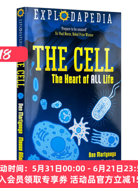 英文原版 Explodapedia the Cell 爆炸科普系列 细胞 所有生命的核心 英文版 进口英语原版书籍