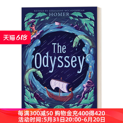 英文原版 The Odyssey 奥德赛 Puffin儿童经典系列 英文版 进口英语原版书籍