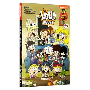 Vol.7 The 英文原版 喧闹一家亲漫画小说三合一19 进口英语原版 House 英文版 Loud 书籍