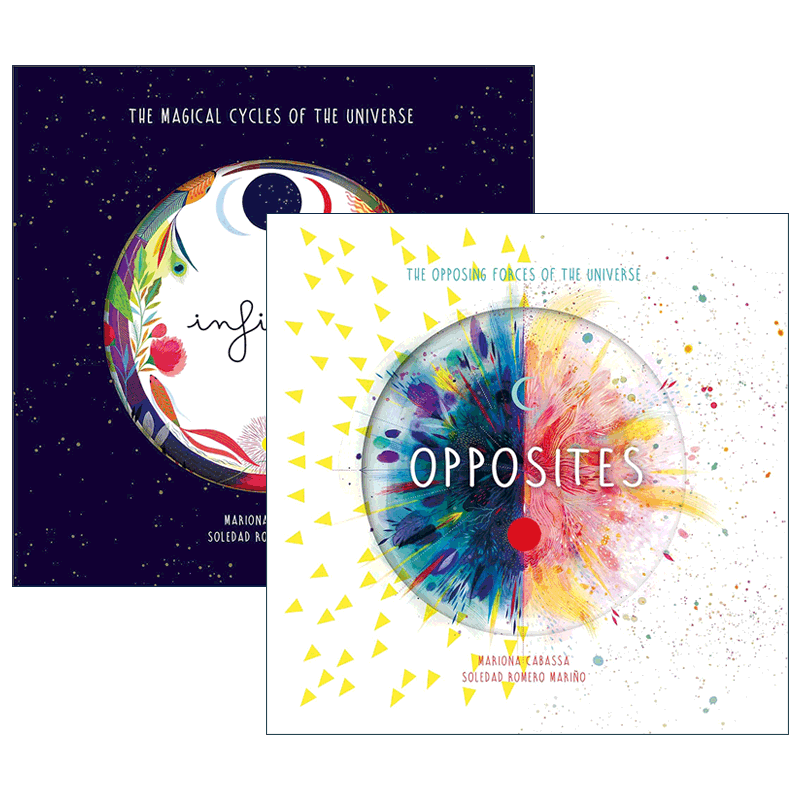 英文原版 Cycles of the Universe 揭示万物系列2册 儿童精装自然科普绘本 Soledad Romero Marino 英文版 进口英语原版书籍