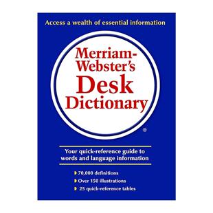 英文原版 Merriam-Webster's Desk Dictionary 韦氏案头词典 精装 英文版 进口英语原版书籍
