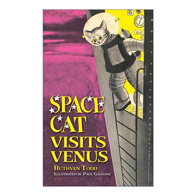 英文原版 Space Cat Visits Venus 太空猫造访金星 儿童章节桥梁科幻故事书 Ruthven Todd 精装 英文版 进口英语原版书籍