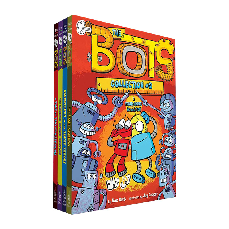 英文原版 The Bots Collection #2 机甲星球的机器人5-8册套装 英文版 进口英语原版书籍