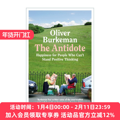 英文原版 The Antidote 解毒剂 给受不了心灵鸡汤的人的幸福指南 四千周作者奥利弗·伯克曼 英文版 进口英语原版书籍