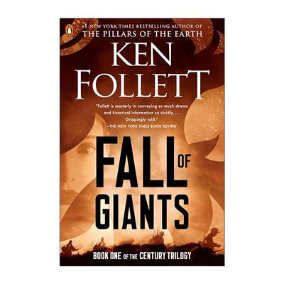 英文原版 Fall of Giants 世纪三部曲1 巨人的陨落 英文版 进口英语原版书籍