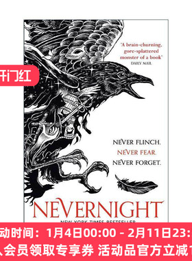 英文原版 Nevernight 黑夜无尽 杰伊·克里斯多夫 黑夜三部曲1 畅销青少年奇幻小说 英文版 进口英语原版书籍