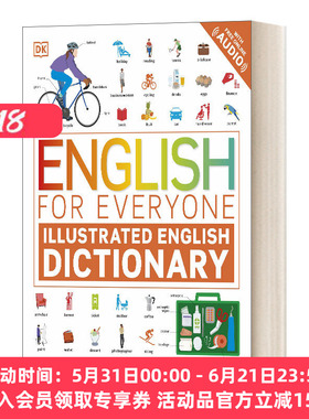 DK英语10000词 英文原版English for Everyone Illustrated English Dictionary 人人学英语系列 外语学习全彩图解词典 附免费音频