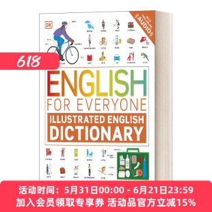 DK英语10000词 英文原版English for Everyone Illustrated English Dictionary 人人学英语系列 外语学习全彩图解词典 附免费音频