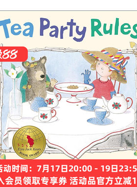 英文原版 Tea Party Rules 茶话会规则 儿童精装绘本 艾兹拉·杰克·季兹新人作家奖 Ame Dyckman 英文版 进口英语原版书籍