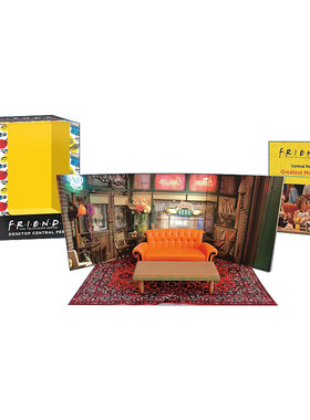 英文原版 Friends Desktop Central Perk 老友记 中央公园咖啡馆摆件 英文版 进口英语原版书籍