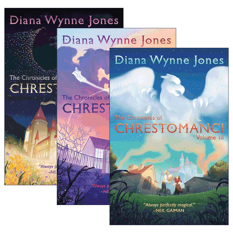 英文原版 The Chronicles of Chrestomanci 克里斯托曼奇编年史3册 奇幻小说 哈尔的移动城堡作者 英文版 进口英语原版书籍