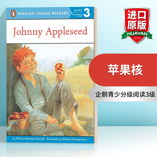 苹果核 英文原版 Johnny Appleseed - Penguin Young Readers Level 3 企鹅青少分级阅读3级 英文版 进口英语原版书籍