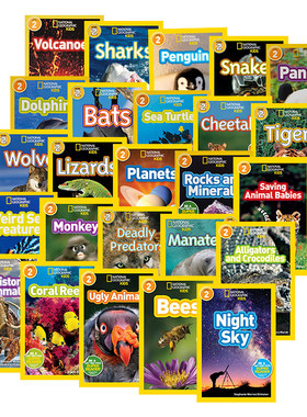 现货 美国国家地理系列英语分级阅读物 第一二三级 英文原版National Geographic Kids Readers123儿童亲子阅读启蒙 进口原版书籍