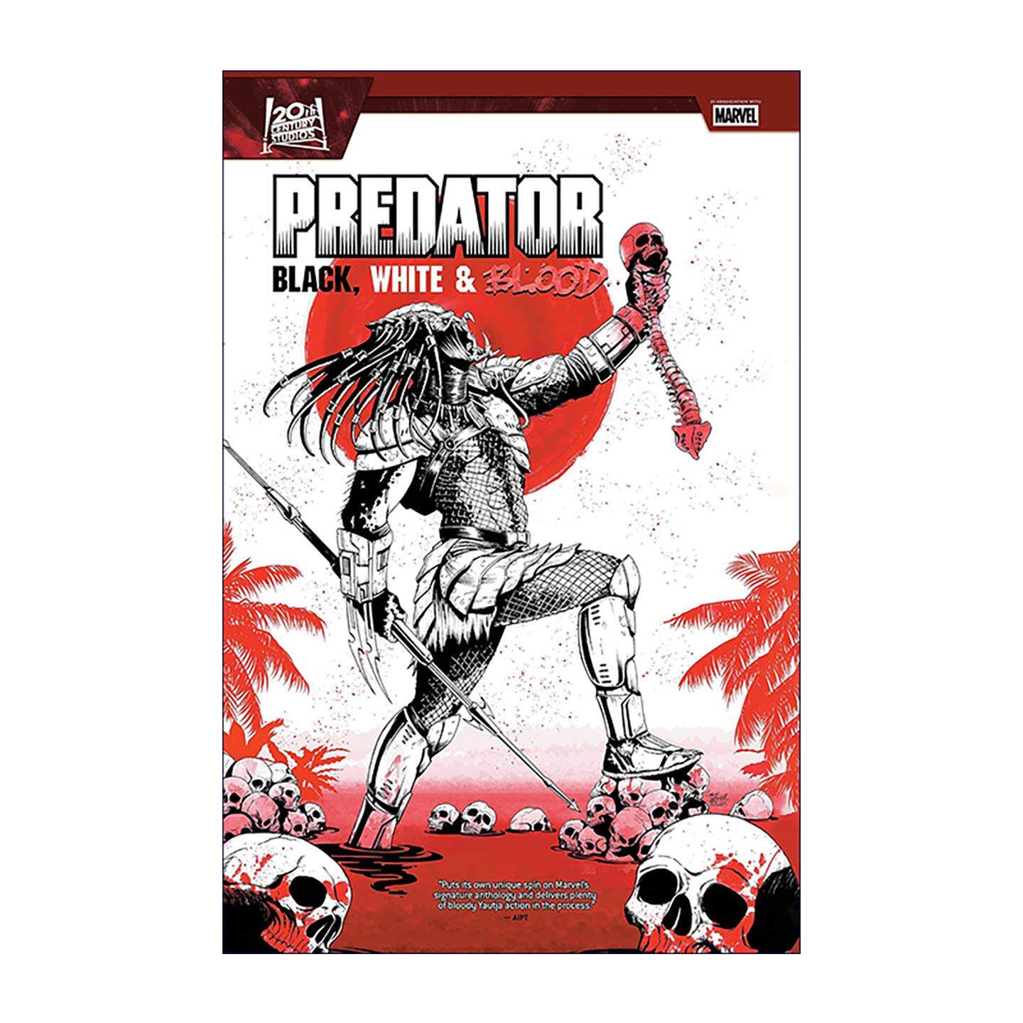 英文原版 Predator Black White & Blood Treasury Edition 铁血战士 黑白血 大开本典藏版 1-4合集 漫威漫画 进口英语原版书籍