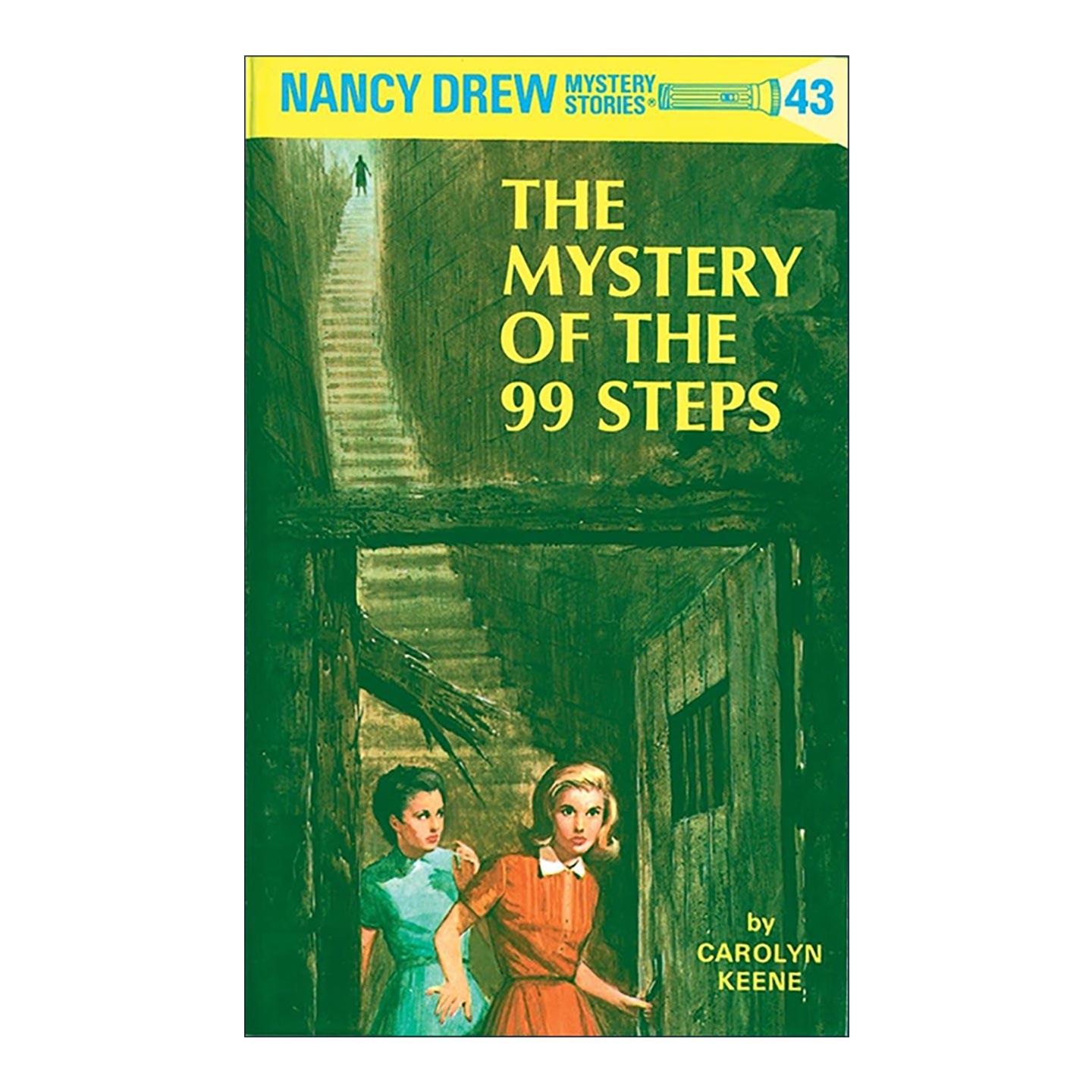 英文原版 Nancy Drew 43 the Mystery of the 99 Steps 南希德鲁系列43 99级台阶之谜 儿童悬疑推理小说 Carolyn Keene精装 英文版