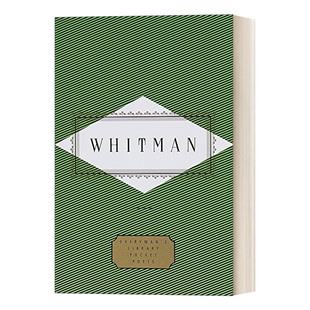 英文原版 Whitman Poems Everyman's Library Pocket Poets Series 沃尔特·惠特曼诗选 人人图书馆精装收藏版 英文版 进口英语书