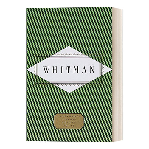 英文原版 Whitman Poems Everyman's Library Pocket Poets Series 沃尔特·惠特曼诗选 人人图书馆精装收藏版 英文版 进口英语书