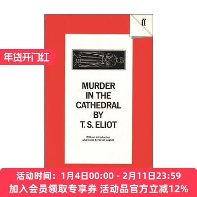 大教堂谋杀案  英文原版 Murder in the Cathedral T.S.艾略特诗剧 Nevill Coghill导言和注释 英文版 进口英语原版书籍