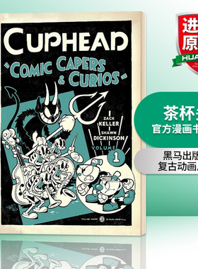 华研原版 茶杯头官方漫画书小说 英文原版 Cuphead Volume 1 Comic Capers & Curios 英文版冒险故事小说 进口英语书籍
