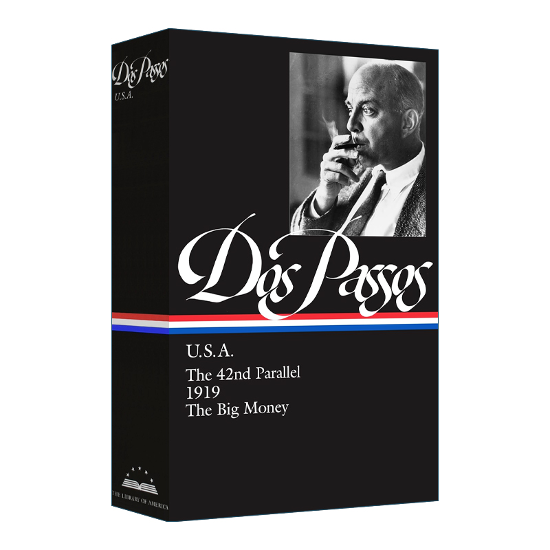 英文原版小说 John Dos Passos U.S.A.LOA #85 约翰·多斯·帕索斯 美国 精装 英文版 进口英语原版书籍