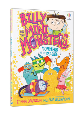 比利和迷你怪兽8海边的怪兽 全彩 英文原版 Billy and the Mini Monsters Monsters in the Dark Usborne儿童幽默桥梁章节进口书籍