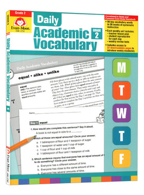 英文原版 Daily Academic Vocabulary Grade 2 TE 每日练习系列 专业词汇 二年级 完整版 英文版 进口英语原版书籍