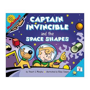 英文原版 Mathstart Level 2 Captain Invincible and the Space Shapes 数学启蒙绘本2级 英文版 进口英语原版书籍