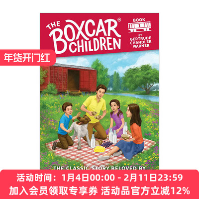 棚车少年1 英文原版 The Boxcar Children Boxcar Children Mysteries#1 儿童侦探推理小说 经典课外阅读 英文版 进口英语原版书籍