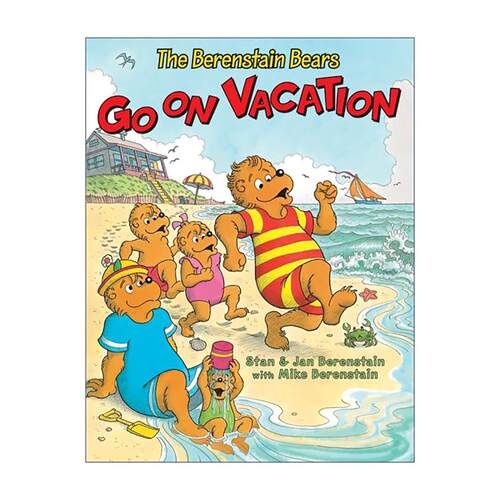 英文原版 The Berenstain Bears Go on Vacation 贝贝熊 度假之旅 英文版 进口英语原版书籍