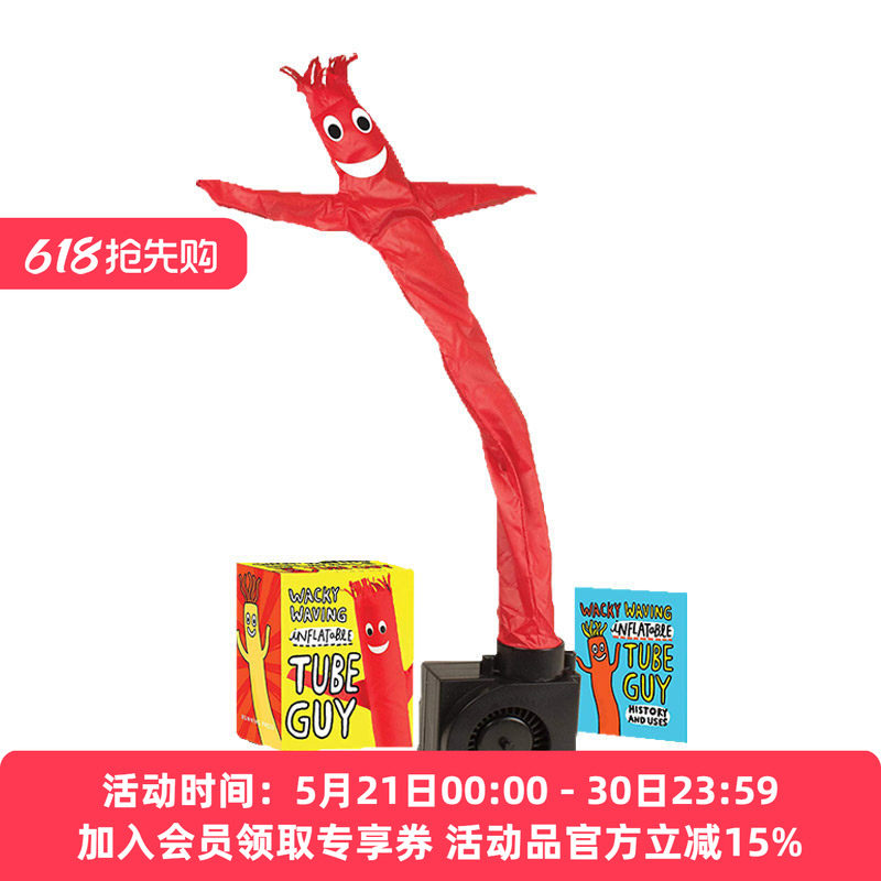 英文原版 Wacky Waving Inflatable Tube Guy 古怪的挥舞充气管的家伙 英文版 进口英语原版书籍