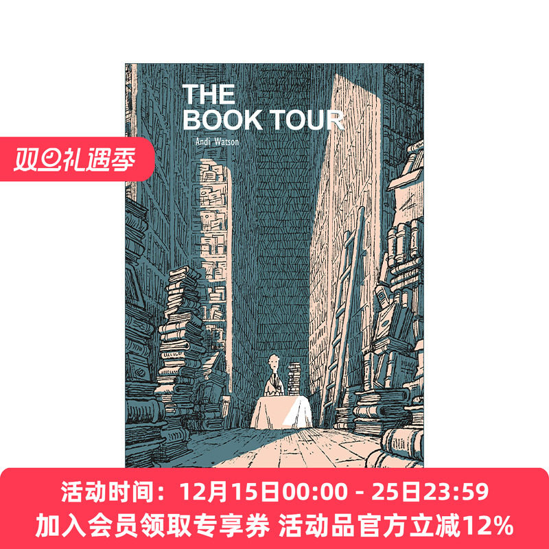 英文原版 The Book Tour 图书之旅 欧洲城市建筑 黑色幽默荒诞主义漫画 Andi Watson 英文版 进口英语原版书籍