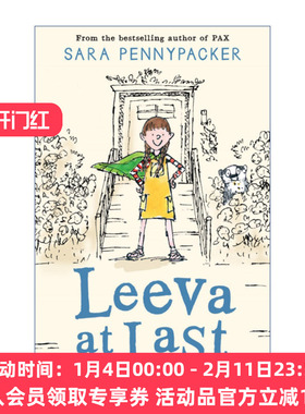 丽娃想上学  英文原版 Leeva at Last 青少年冒险章节书 小狐狸派克斯作者Sara Pennypacker新作 英文版 进口英语原版书籍