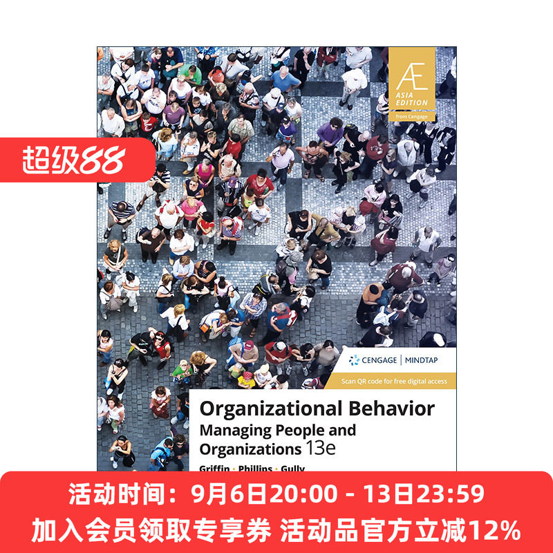 英文原版 Organizational Behavior Managing People and Organization 组织行为学 第13版 组织与人员的管理 进口英语原版书籍