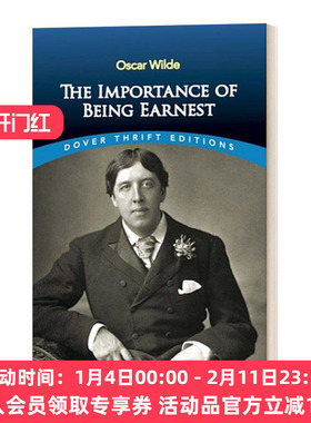 英文原版 The Importance of Being Earnest 王尔德 认真的重要性 电影 不可儿戏 王尔德戏剧 英文版 进口英语原版书籍