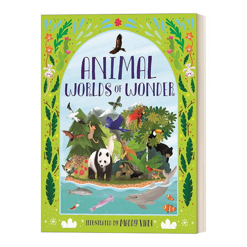 动物世界的奇闻录 英文原版 Animal Worlds Of Wonder 精装 英文版 进口英语原版书籍
