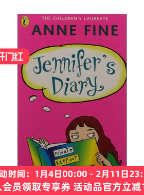 英文原版 Jennifer's Diary 詹妮弗的日记 安妮?范恩经典儿童小说 英文版 进口英语原版书籍