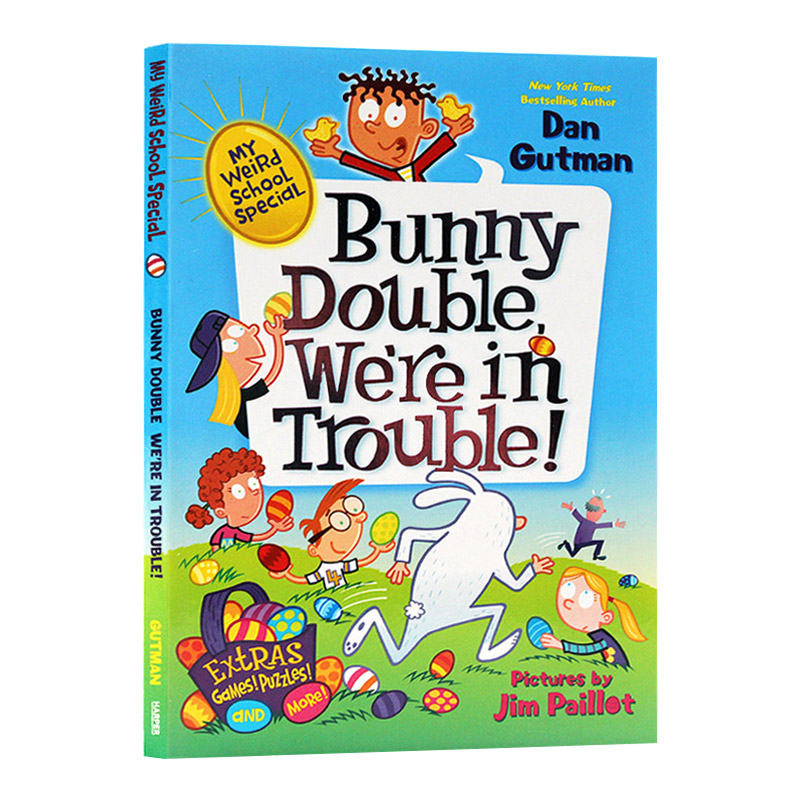 英文原版 My Weird School Special Bunny Double  We're in Trouble! 疯狂学校真实百科系列 儿童课外阅读读物 英文版 进口英语书
