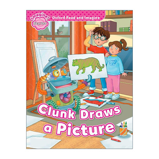 英文原版 进口英语原版 英文版 Starter Oxford Picture牛津阅读与想象初级画一幅画 Draws Imagine Clunk 有音频 书籍 Read