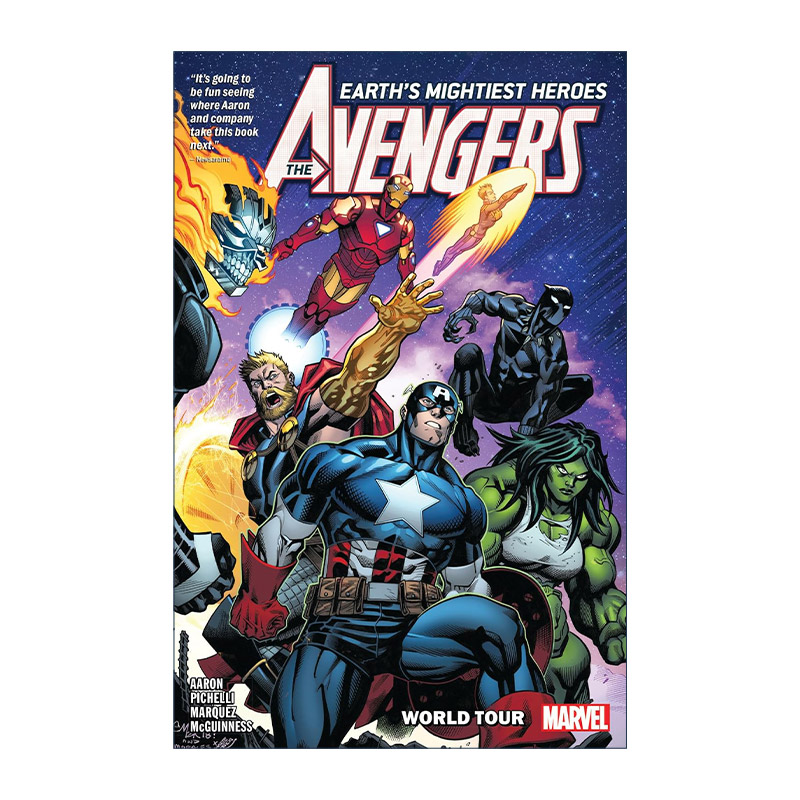 英文原版 Avengers By Jason Aaron Vol. 2: World Tour 复仇者联盟 卷二 漫威漫画 英文版 进口英语原版书籍