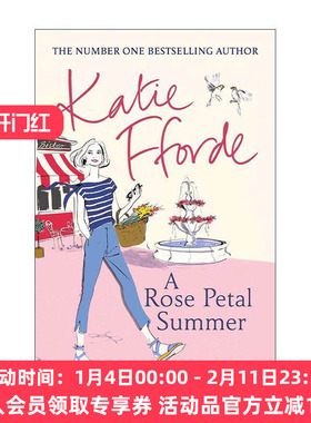 英文原版 A Rose Petal Summer 玫瑰花瓣的夏天 Katie Fforde畅销女性浪漫小说 英文版 进口英语原版书籍