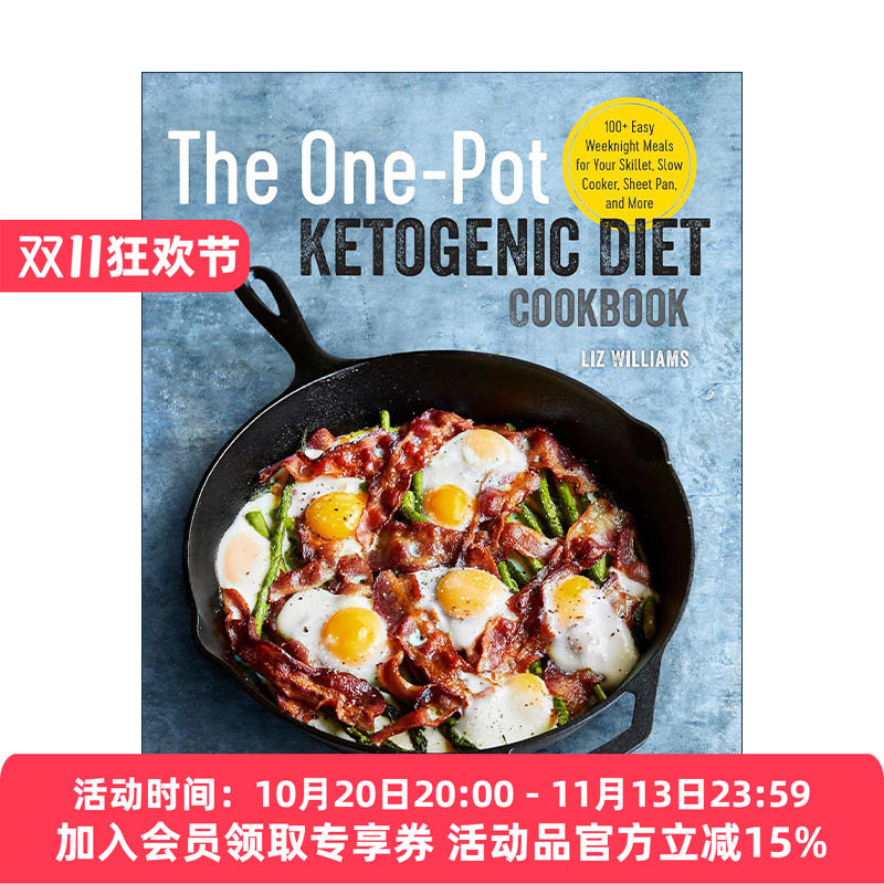 英文原版 The One Pot Ketogenic Diet Cookbook 一锅生酮饮食食谱 100+简单工作日晚餐烹饪指南 英文版 进口英语原版书籍