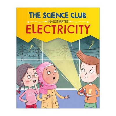 英文原版 The Science Club Investigates Electricity 科学调查俱乐部 电 儿童科普百科绘本 英文版 进口英语原版书籍