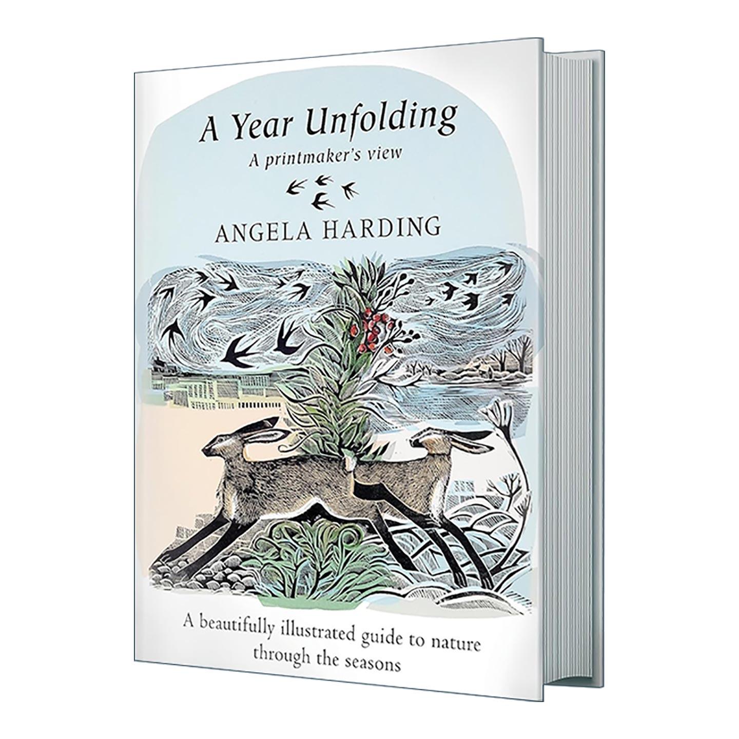 英文原版 A Year Unfolding 四季雕琢 一位版画家的自然手记 艺术自然插画设定集精装 Angela Harding 英文版 进口英语原版书籍