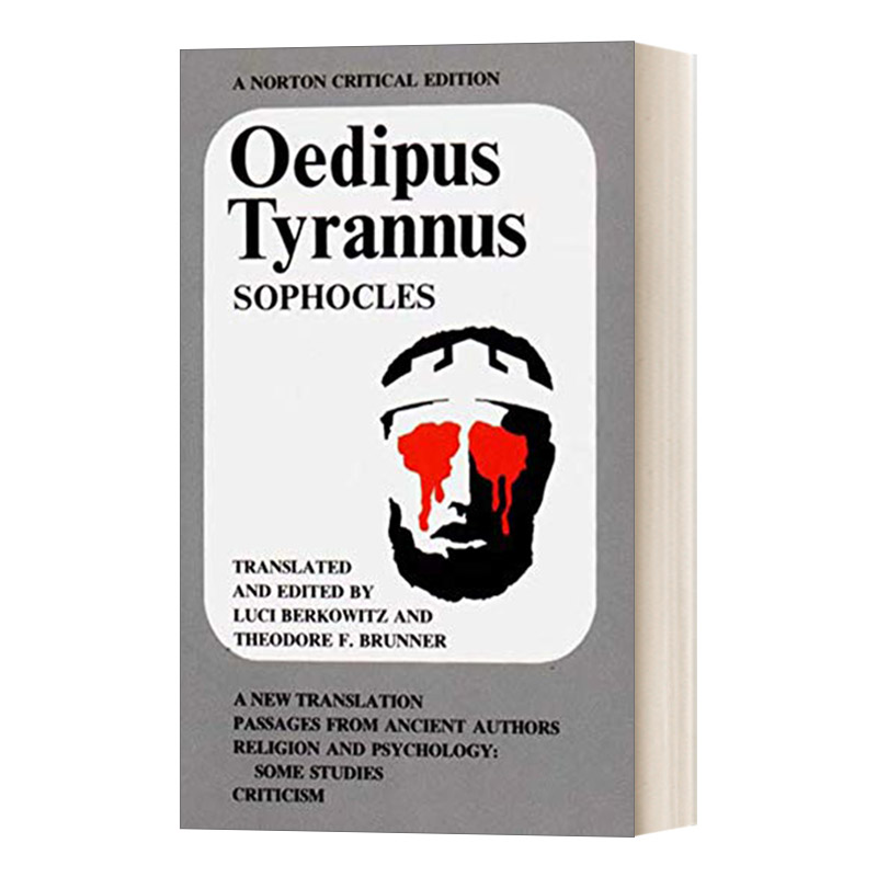 英文原版 Oedipus Tyrannus 俄狄浦斯王 诺顿文学解读系列 Norton Critical Edition 英文版 进口英语原版书籍