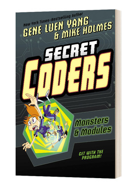 英文原版 Secret Coders Monsters & Modules 秘密编程者：怪物和模块 小学科学漫画绘本 英文版 进口英语原版书籍