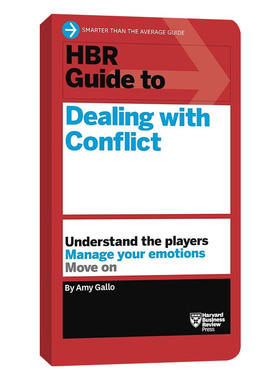 英文原版 HBR Guide to Dealing with Conflict HBR Guide Series HBR处理冲突指南 HBR指南系列 英文版 进口英语原版书籍