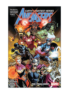 复仇者联盟 卷一 英文原版 Avengers By Jason Aaron Vol. 1 The Final Host 漫威漫画 英文版 进口英语原版书籍